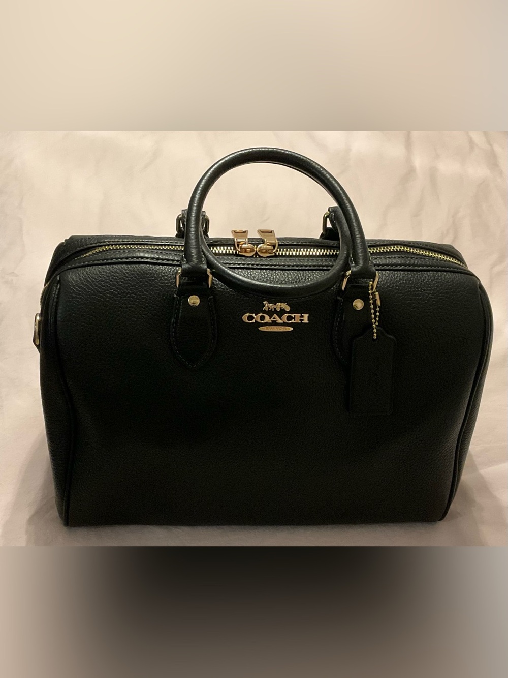 Coach Rowan Large Satchel Black